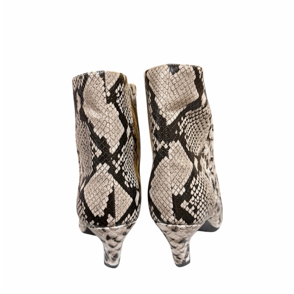 🌼🌟NWOT INC INTERNATIONAL CONCEPT Snakeskin Ankle Boots. 1” heel - Picture 7 of 10